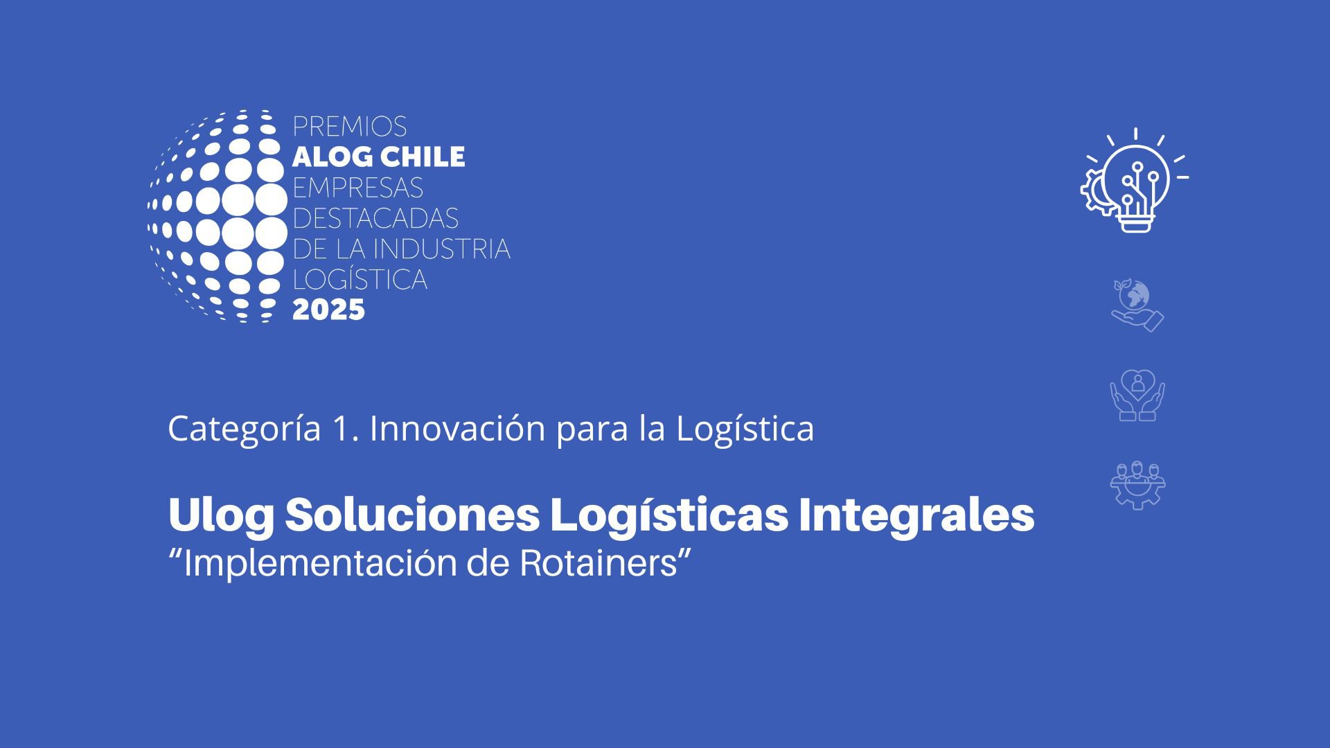 Categoría Innovación para la logística _Ulog Categoría Innovación para la logística _Ulog